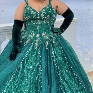 Formal gown, sweet 16